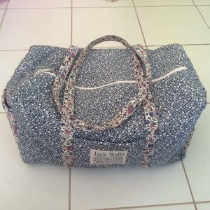 jack wills liberty print weekend bag