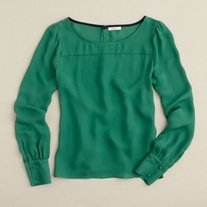 J. Crew "Talitha" Blouse in Wreath
