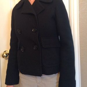 Women's American Eagle black pea coat size small