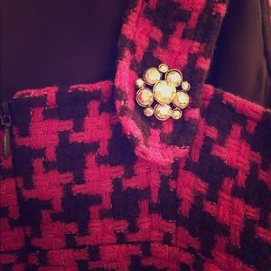 Reserved* Vintage Nanette Lepore houndstooth dress