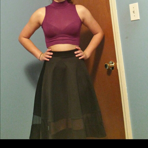 Beautiful black skirt.