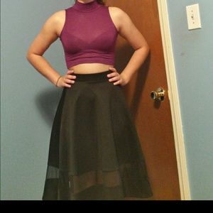 Beautiful black skirt.