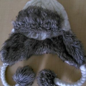 Faux fur winter hat