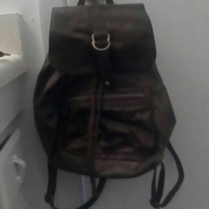 Brown Faux Leather Bag