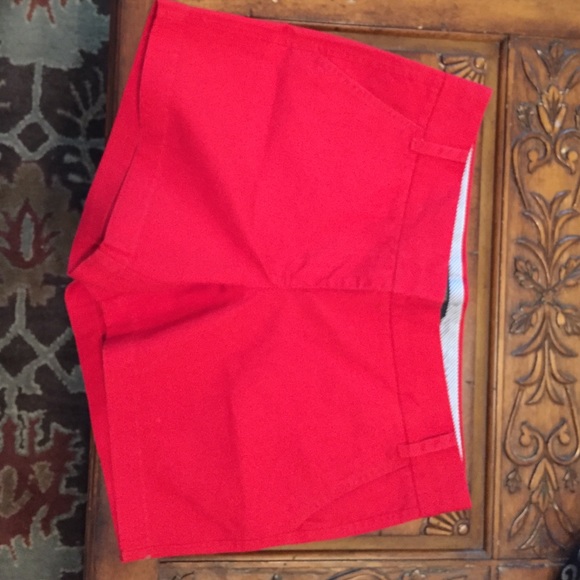 J.Crew Chino Red Shorts