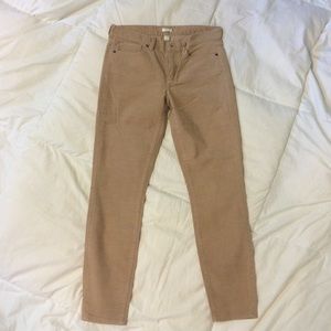 Jcrew Tan Toothpick Cords