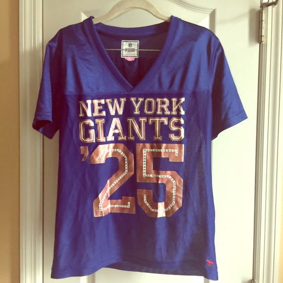 VS PINK. NY Giants bling jersey