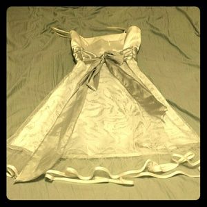 White, sparkly dress