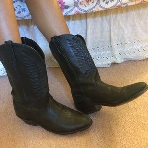 Genuine leather cowboy boots imported from Texas