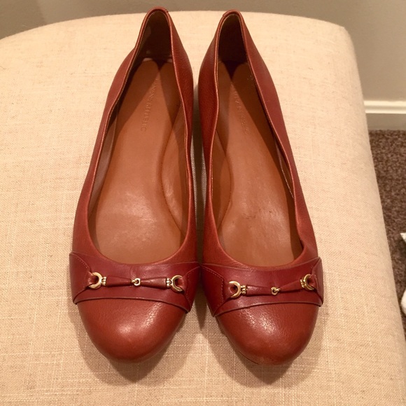 Banana Republic Brown Leather Flats - 10