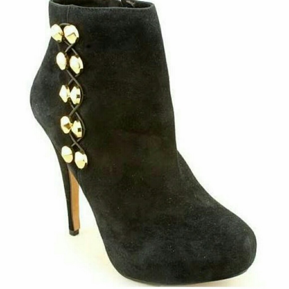 Vince Camuto Black Suede Ankle Boot