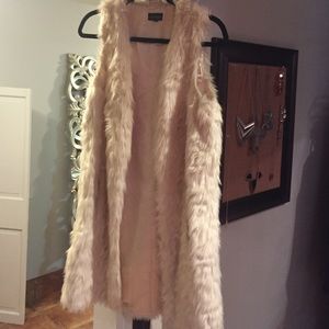 TopShop Faux Fur Vest