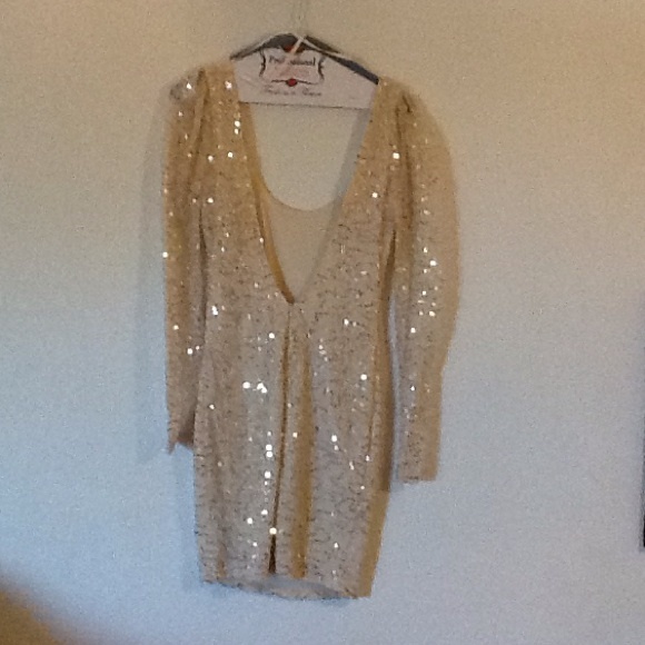 Open back sequin dress - Picture 2 of 2