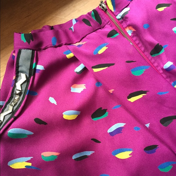 BCBG Multicolored Mini Skirt - Picture 3 of 4