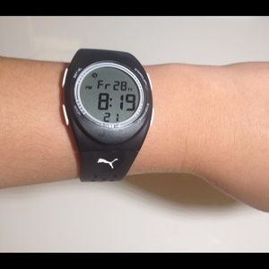 Black Puma watch ( needs new battery)
