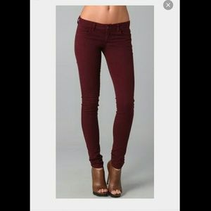Maroon AE jeggings