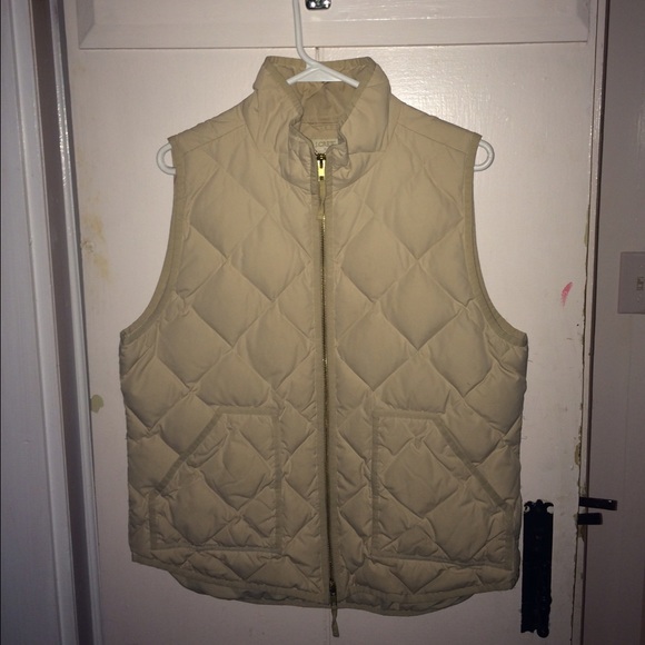 cream j. Crew excursion vest