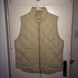 cream j. Crew excursion vest