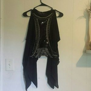 Daytrip sequin chiffon flyaway