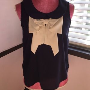 Navy blue blouse