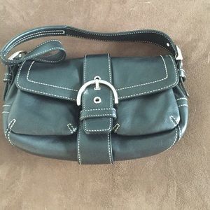 Authentic Coach black leather purse