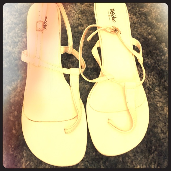 Little white heels