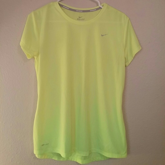 !!!SOLD!!! Neon Yellow Nike Running Shirt