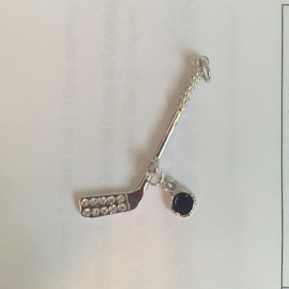 Hockey Necklace Charm