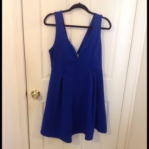 GORGEOUS Blue Dress Sz. 3X NEW Never Been Worn!