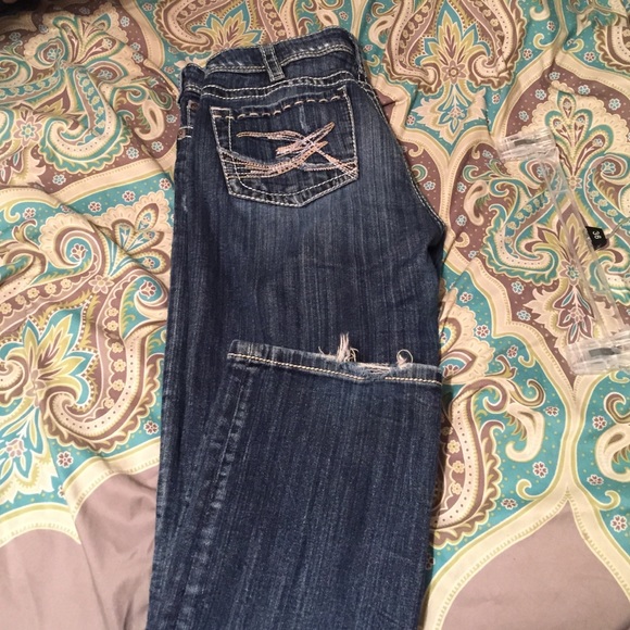Silver jeans