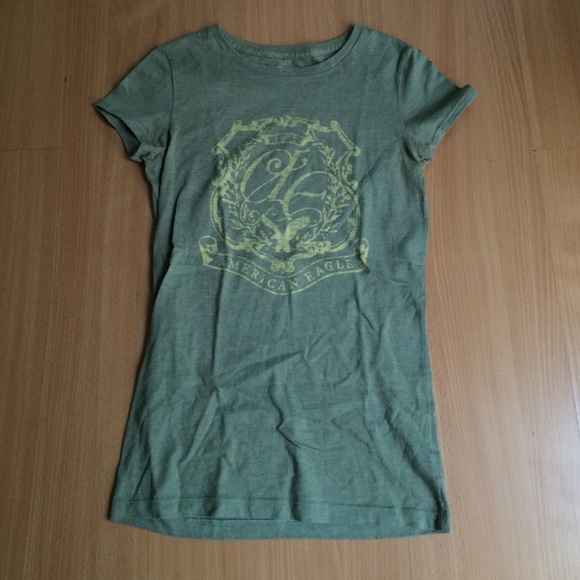 American eagle green shirt XS