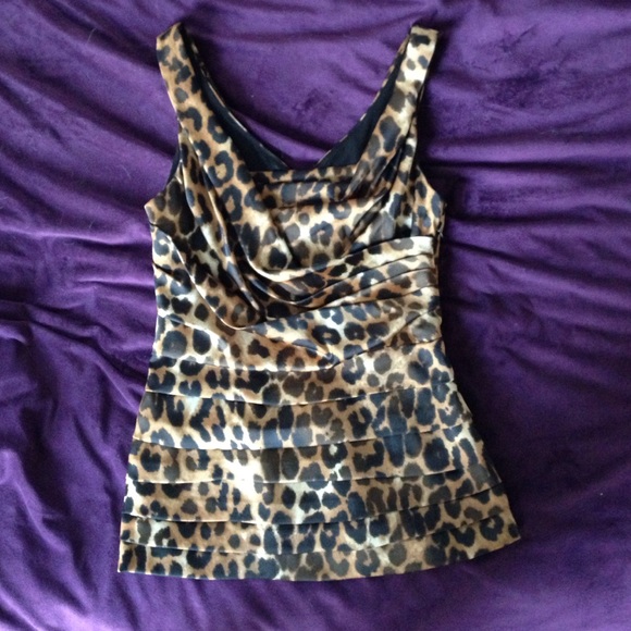 Leopard print Express top - Picture 3 of 4