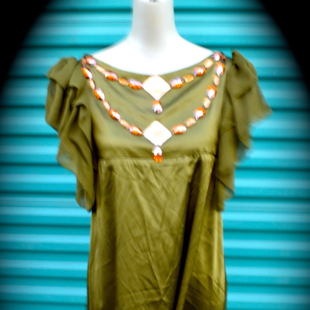 💚💚💚 Army Green Mini Dress
