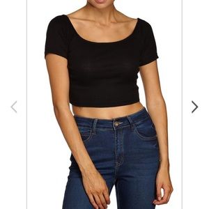 Black Crop Top