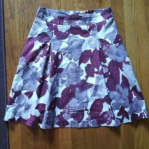 Woven flared floral skirt from HM.
