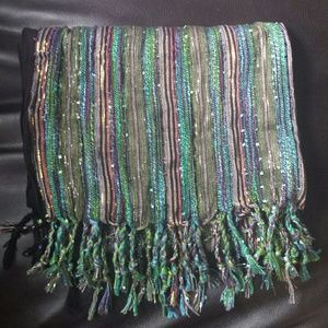 Like NEW Green Shimmer Rectangular Scarf / Hijab