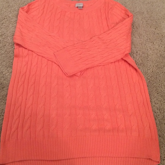 Melon Cable Sweater. Great Condition