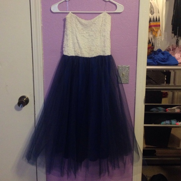 Blue homecoming dress