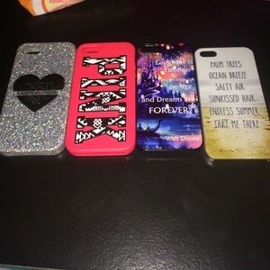 4 phone cases!
