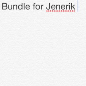 Bundle for Jenerik