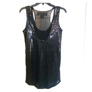 Kardashian Kollection Black Sequence Dress