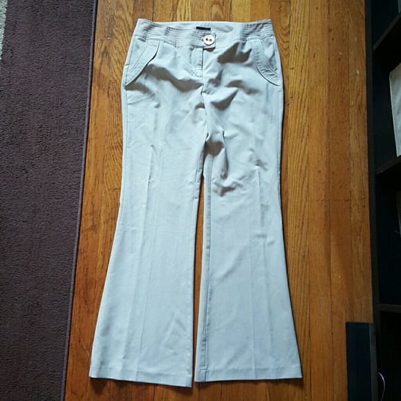 Woven neutral colored work pants