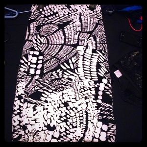 Black and white skirt