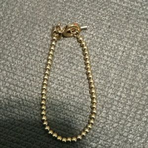 Gold beaded bracelet