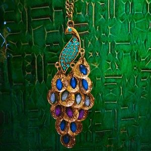Peacock Pendant Necklace