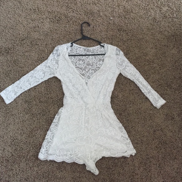 Cute lace romper