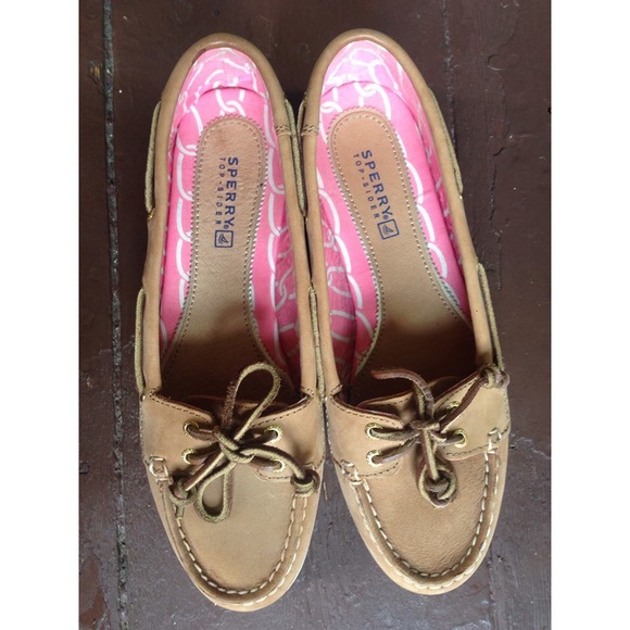 Sperry Top-Sider Tan and Pink Angelfish