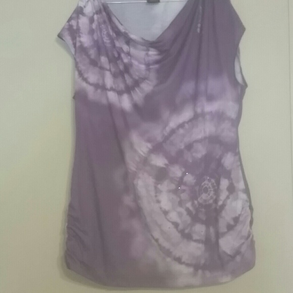 Purple dressy top