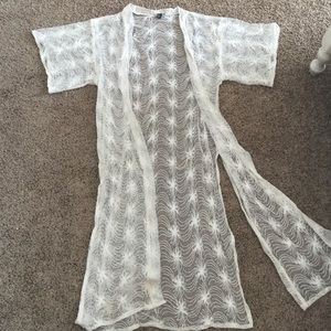 Sheer kimono