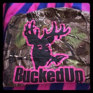 Camo Buckedup long sleeve shirt